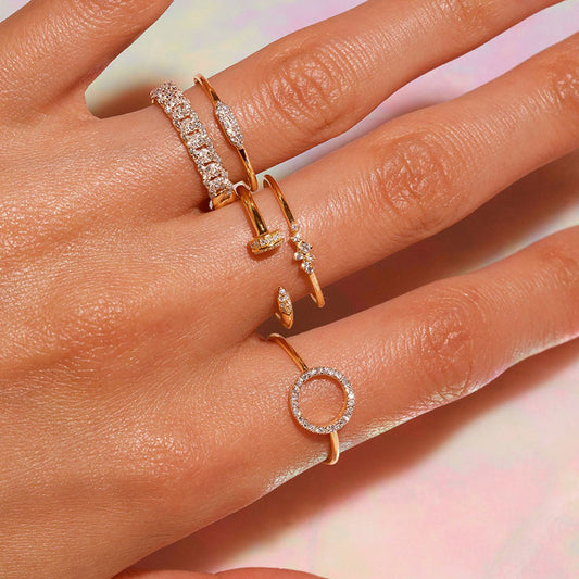 Celine Spark Ring Set